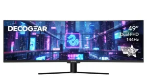 Deco Gear 49″ Curved Ultrawide Dual-QHD Monitor