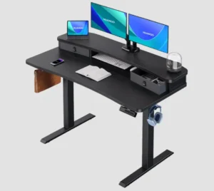 HUANUO Electric Standing Desk with 2 Drawers